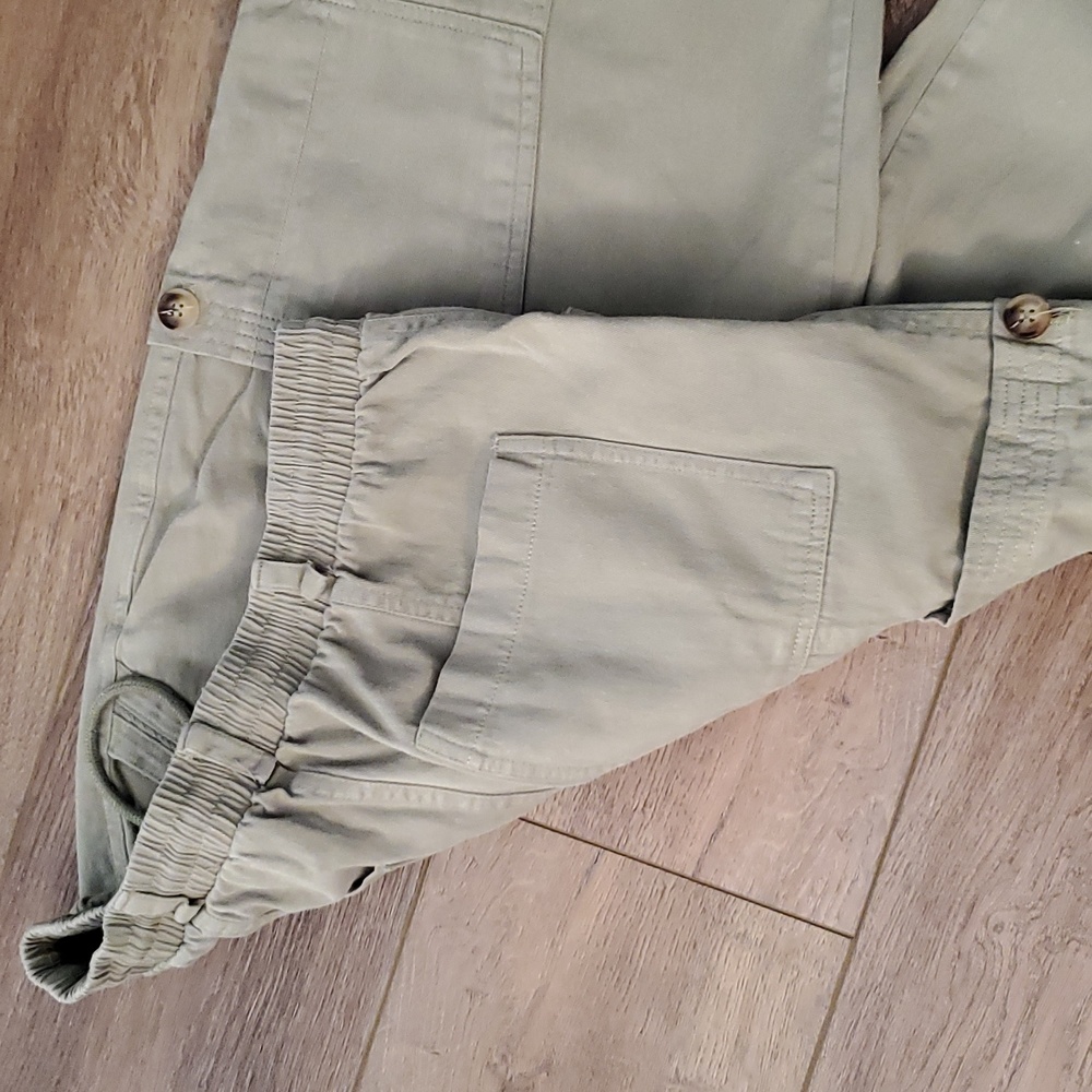 7 For All Mankind - Olive Green Draw-String Utili… - image 8